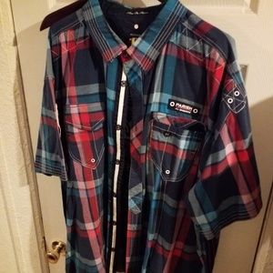 Parish short sleeve button up